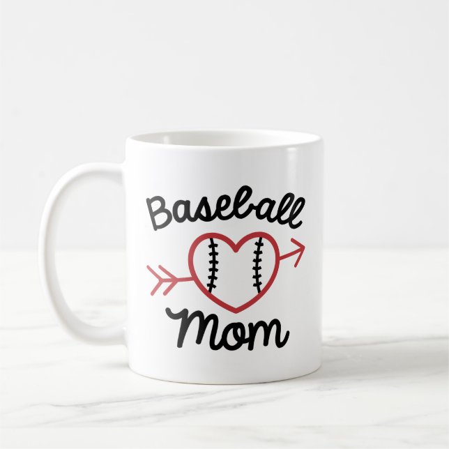 Baseball Mum Coffee Mug (Left)