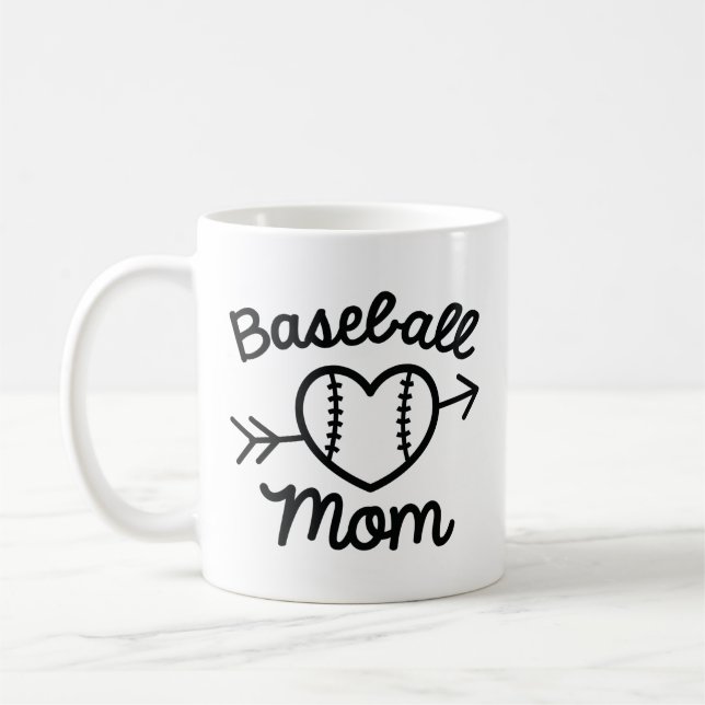 Baseball Mum Coffee Mug (Left)