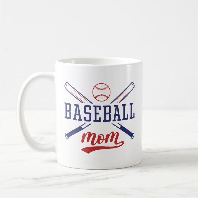 Baseball Mum Coffee Mug (Left)