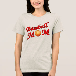 Baseball Mum Cute  Tri-Blend Shirt