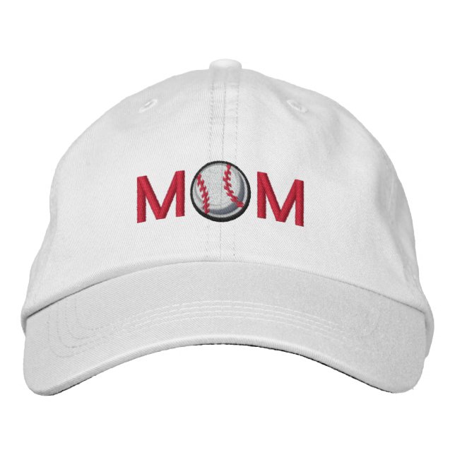 Baseball Mum Embroidered Hat (Front)