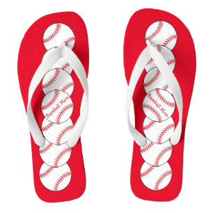 BaseBall Mum Flip Flops