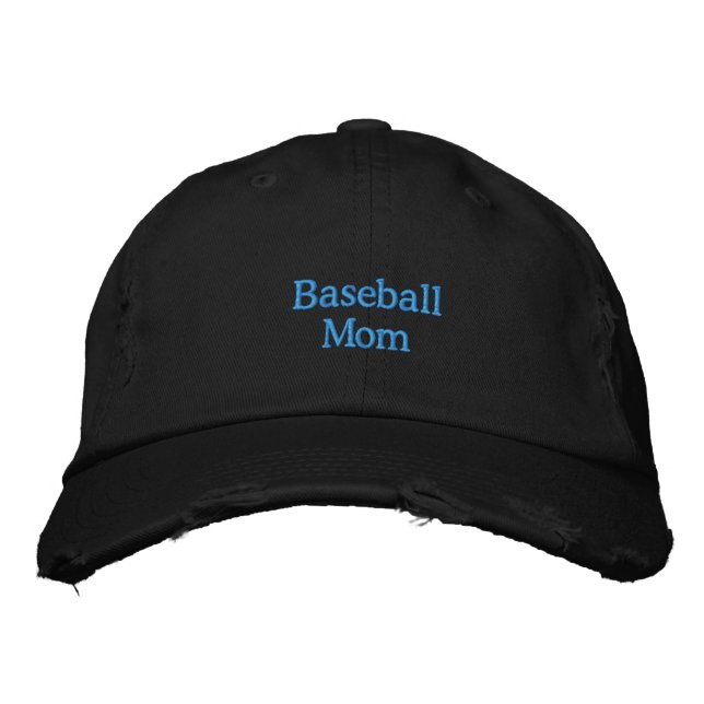 Baseball Mum Hat Custom Number Custom Name  (Front)