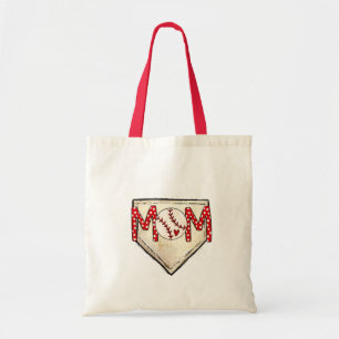 Baseball Mum Home Plate Sports Mum Cooperstown Tote Bag