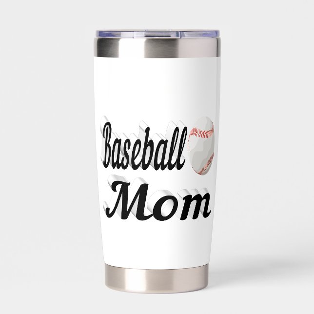 Baseball Mum  Insulated Tumbler (Front)