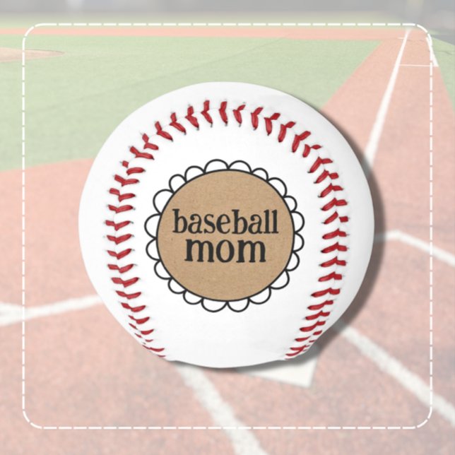 Baseball Mum Keepsake Ball Gift (Celebrate game day in style with this baseball mom keepsake ball.)