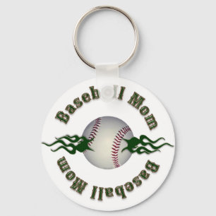 Baseball Mum Key Ring