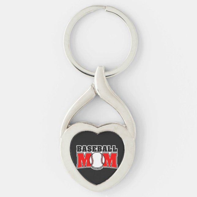 Baseball Mum Key Ring (Front)