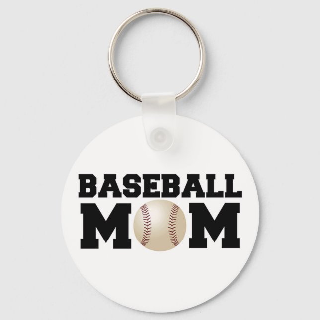Baseball Mum Key Ring (Front)