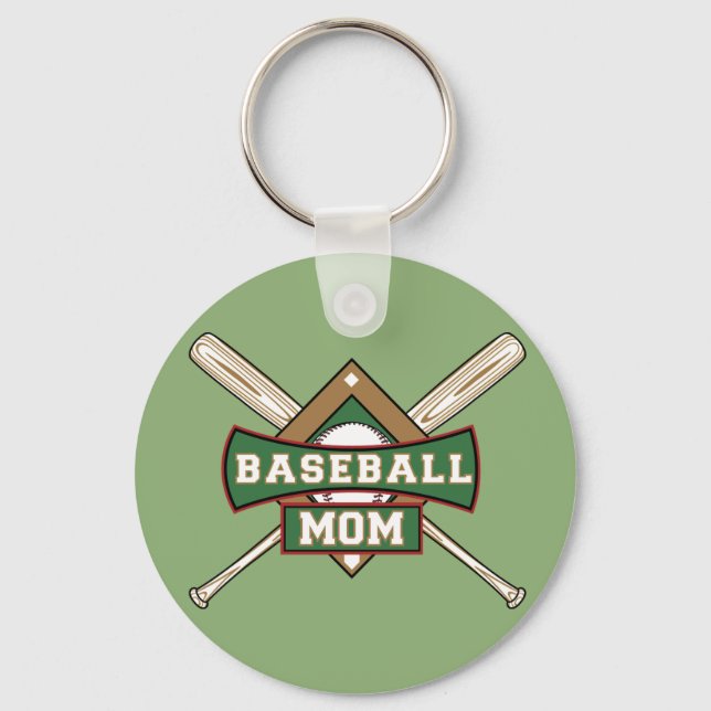 Baseball Mum keychain (Front)