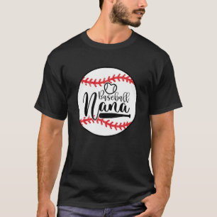 Baseball Mum Leopard Funny Softball Mum Mother's D T-Shirt