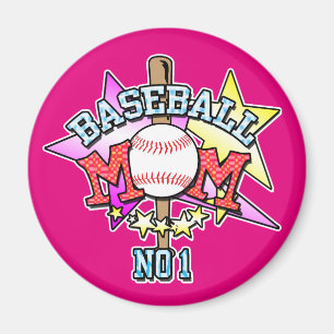 Baseball Mum Magnet