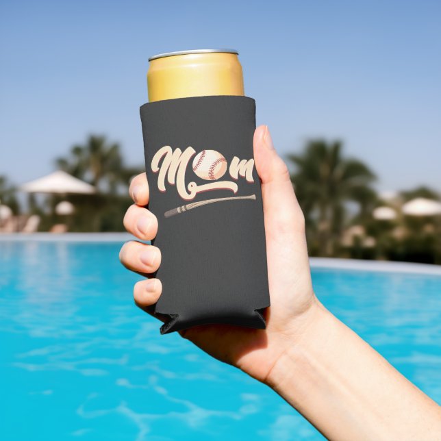 Baseball Mum Seltzer Can Cooler (In Situ Pool)