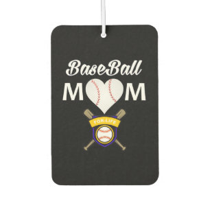 BaseBall Mum Shirt BaseBall Heart ForLife Car Air Freshener