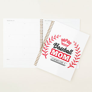 Baseball Mum Spiral Planner