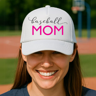Baseball Mum Sporty Trucker Hat