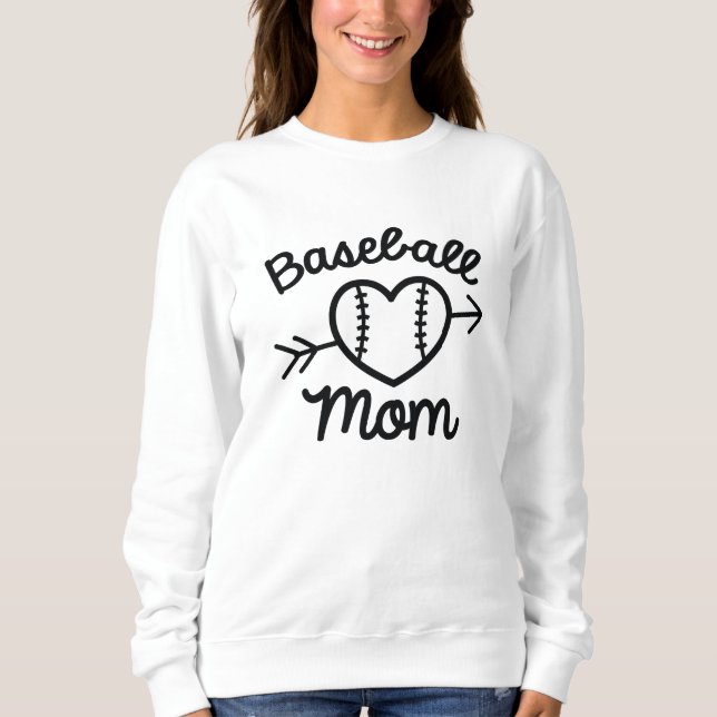 Baseball Mum Sweatshirt (Front)
