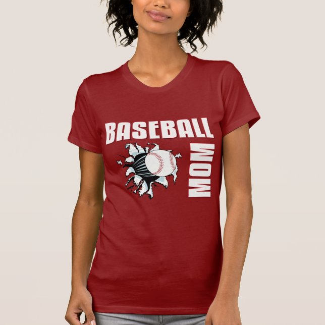 Baseball Mum T-Shirt (Front)