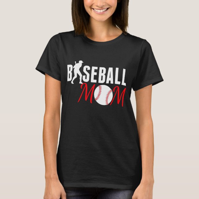 Baseball Mum T-Shirt (Front)