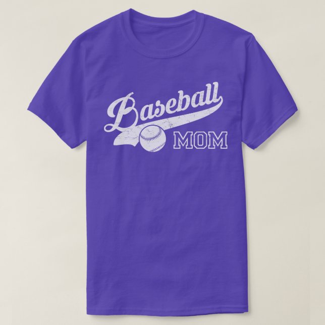 Baseball Mum T-Shirt (Design Front)
