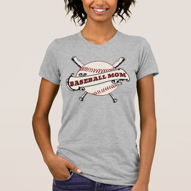 Baseball Mum T-Shirt (Front)