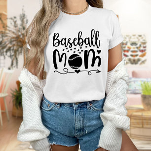 Baseball Mum T-Shirt, Baseball Mum T-Shirt