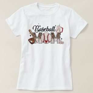 Baseball Mum T-Shirt - Perfect for Proud Sports Mo