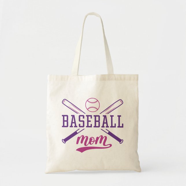Baseball Mum Tote Bag (Front)