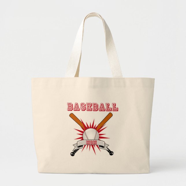 Baseball Mum Tote Bag (Front)