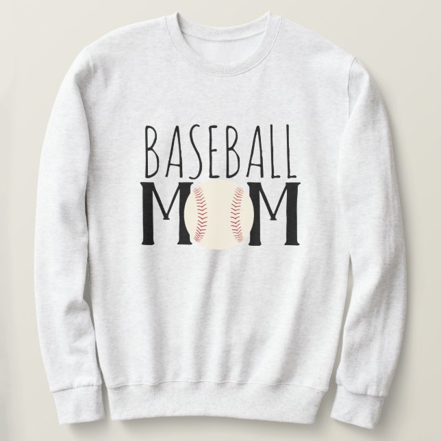 Baseball Mum Unisex Sweatshirt (Design Front)