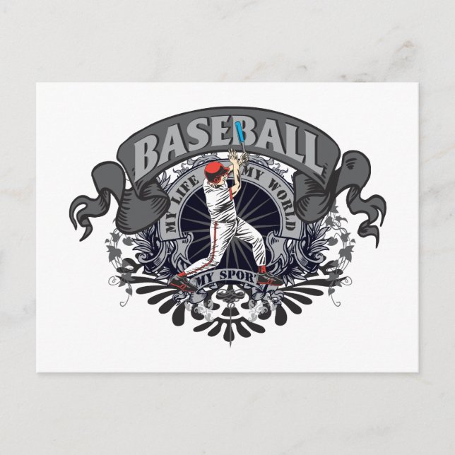 Baseball My Sport Postcard (Front)