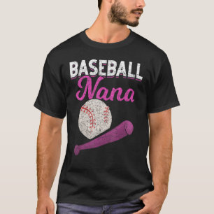 Baseball Nana Grandma Baseball Fan Mothers Day Bas T-Shirt