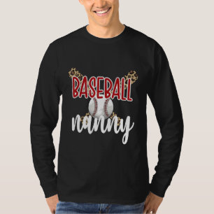 Baseball Nanny Grandma Baseball Player Nanny T-Shirt