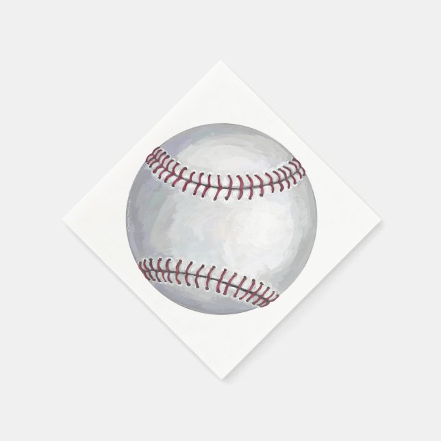 Baseball Napkin (Corner)
