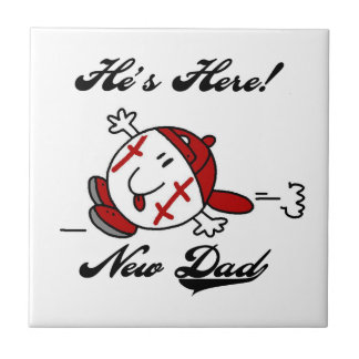 Baseball New Dad T-shirts and Gifts Tile