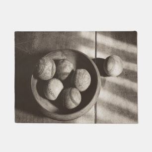 Baseball Nostalgia - Baseballs Doormat