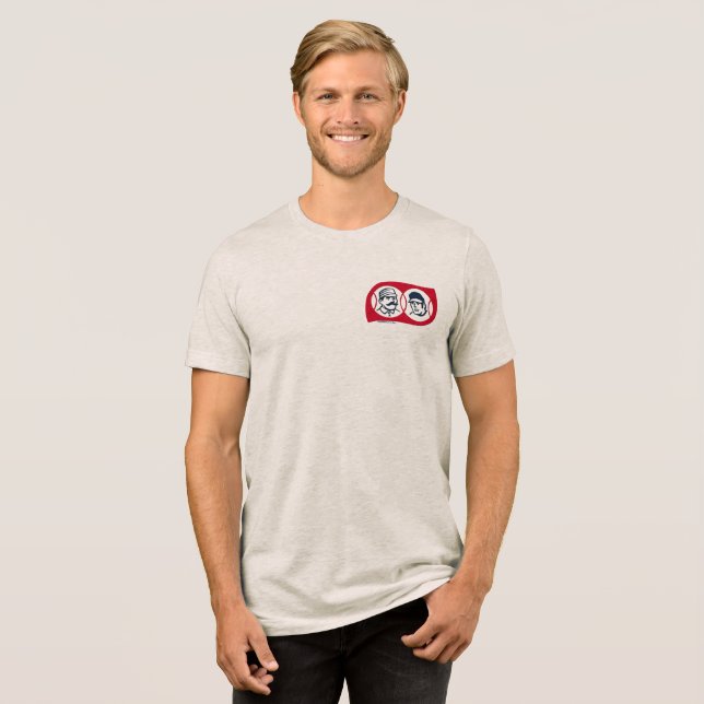 Baseball Nostalgia Logo & Fence Tri-Blend Shirt (Front Full)