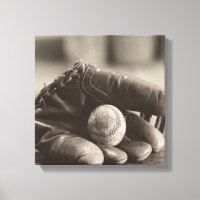 Baseball Nostalgia - Mitt and Baseball