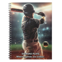 Baseball Notebook Journal