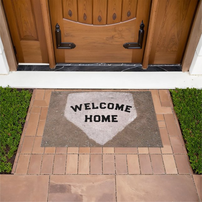 Baseball Novelty Doormat (Outdoor)