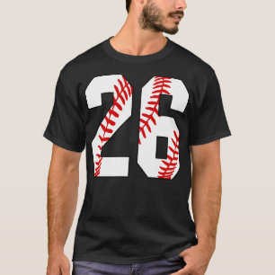Baseball Number 26 26 Baseball  Jersey Favourite P T-Shirt
