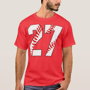 Baseball Number 27 27 Baseball Jersey Favourite P T-Shirt