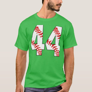 Baseball Number 44 44 Baseball  Jersey Favorite Pl T-Shirt