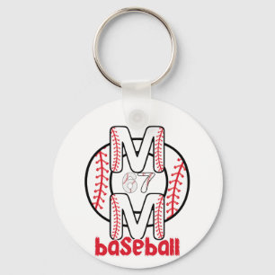 Baseball Number 67 #67 Baseball Shirt Jersey 2027 Key Ring