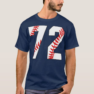 Baseball Number 72 72 Baseball Jersey Favourite P T-Shirt