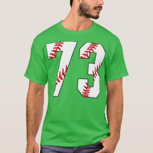 Baseball Number 73 73 Baseball  Jersey Favourite P T-Shirt