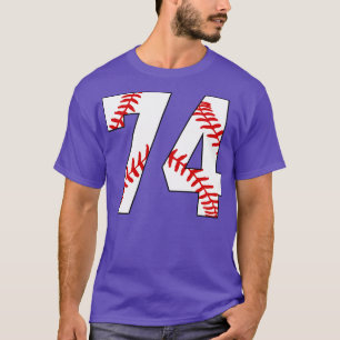 Baseball Number 74 74 Baseball  Jersey Favourite P T-Shirt