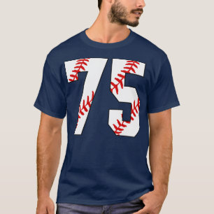 Baseball Number 75 75 Baseball  Jersey Favourite P T-Shirt