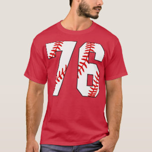 Baseball Number 76 76 Baseball Jersey Favourite P T-Shirt