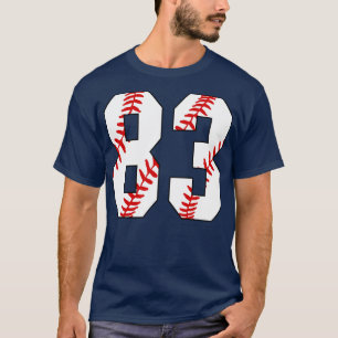 Baseball Number 83 83 Baseball Jersey Favourite P T-Shirt